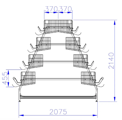 “A” Type Layer Cage Equipment