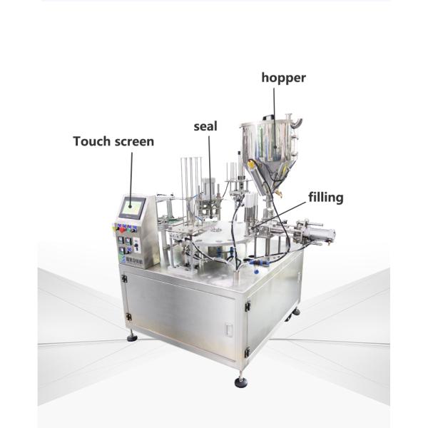 Double Head Chili Sauce Soy Sauce Filling Sealing Machine with Piston Pump
