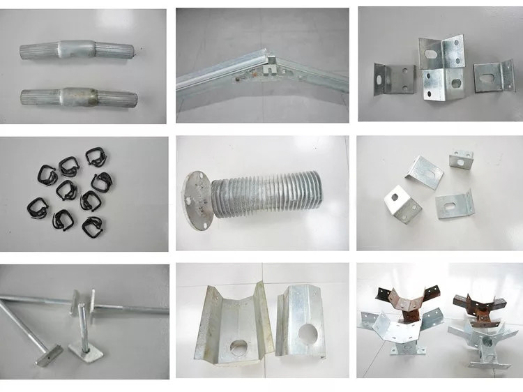 Connector Clamp Greenhouse Metal Frame Parts OEM ODM 1.5mm 2mm