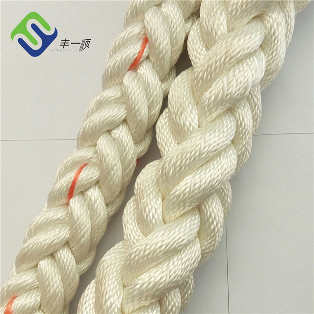 8 Strand Marine Mooring Ropes 72mm Polypropylene And Polyester Mixed Rope