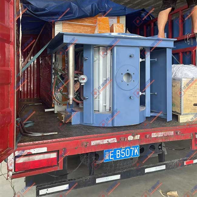 Smooth Medium Frequency Induction Melting Furnace Energy Saving Low Noise