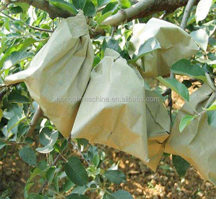 Mango Growing Paper Bag Manufacturing Machine , Fruit Protective Kraft Paper Bag Making Machine