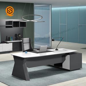 China Corian Solid Surface Office Furniture Modern Ceo Desk Easy To Maintain on sale
