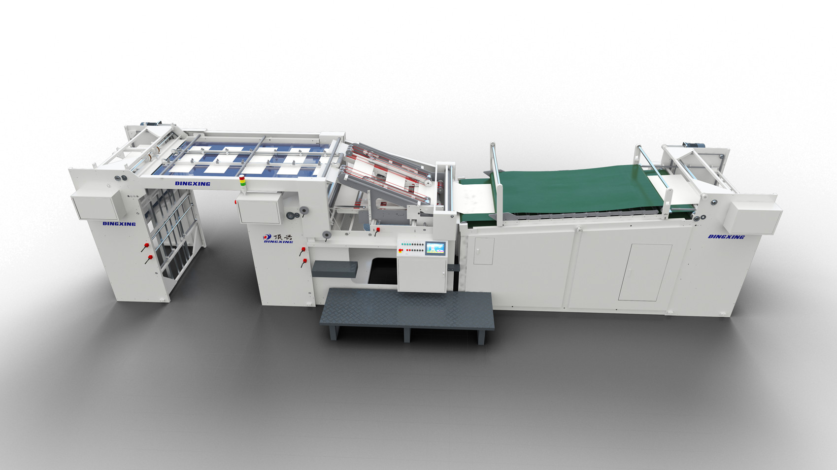 1410mm Width Cardboard Laminating Machine High Speed DX-1410