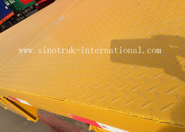 500mm Beam Flat bed Full Trailer With Front Cargo Truck