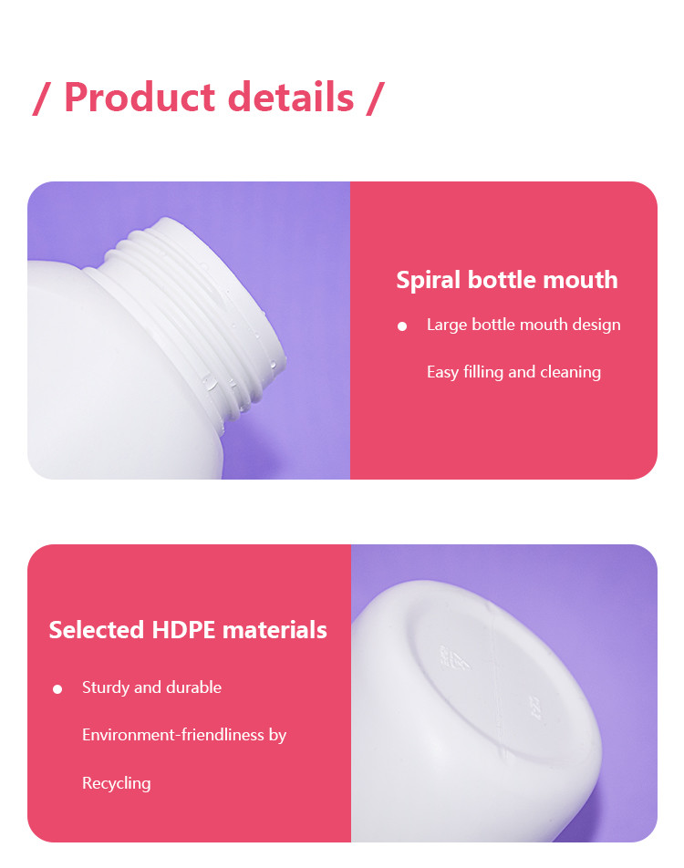 300ml PP+HDPE Flower Shape Foam Pump Bottle Skin Care Packaging Hand Sanitizer Foaming Bottle UKF21