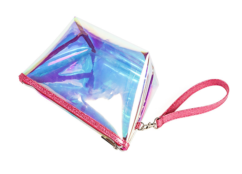 Clear Toiletry Hologram Clutch TPU Cosmetic Bag