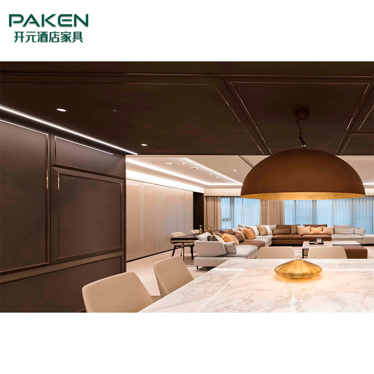Elegant And Warm Style Customize Modern Villa Furniture Living Room Furniture