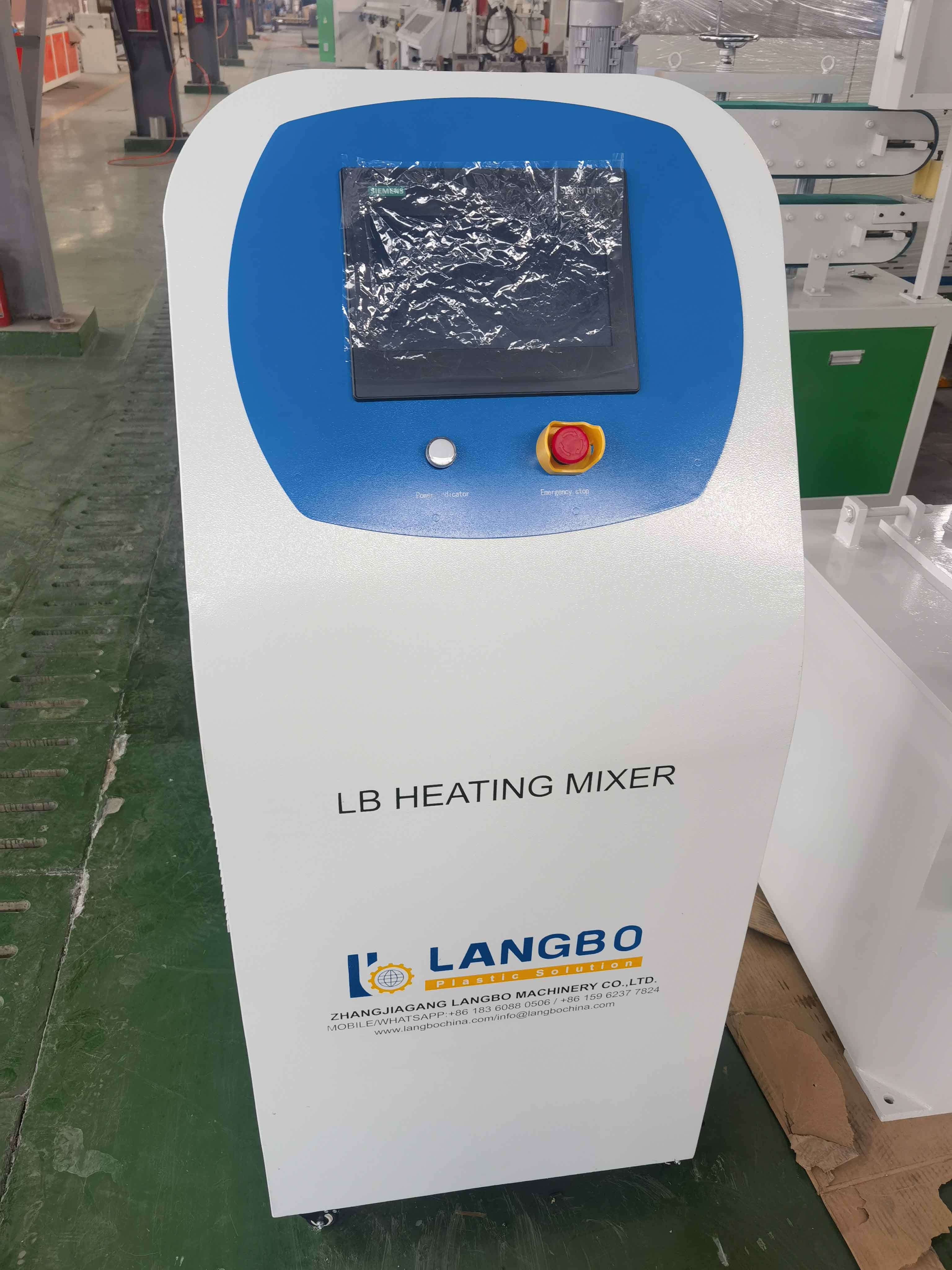 Stirring Drying Coloring Resin PVC PP PE Rubber Chemical Mixing High Speed Heating & Cooling Plastic Mixer