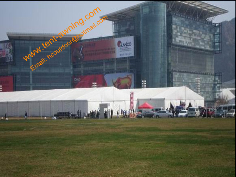 Temporary Big Tent for Exhibition Aluminum Clear Span Large Trade Show Marquee 30x60m