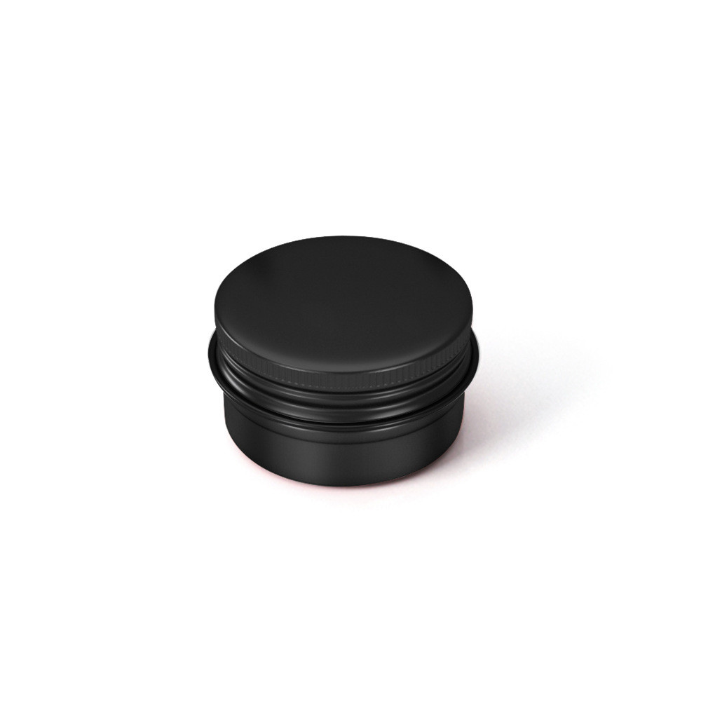 250g Metal Cosmetic Jar Black Silver Gold Round Aluminium Tins 8.8oz
