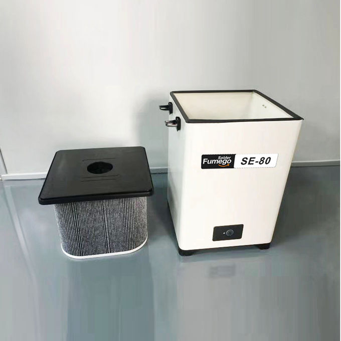 Economic Portable Solder Fume Extraction System 3-in-1 Filter Cartridge 80W With 2 Ducts