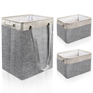 Hampers for laundry and storage baskets set, collapsible laundry baskets and  foldable storage bins
