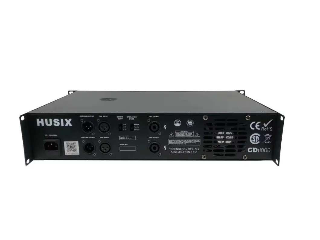 PA System Home Theatre Power Amplifier with Display