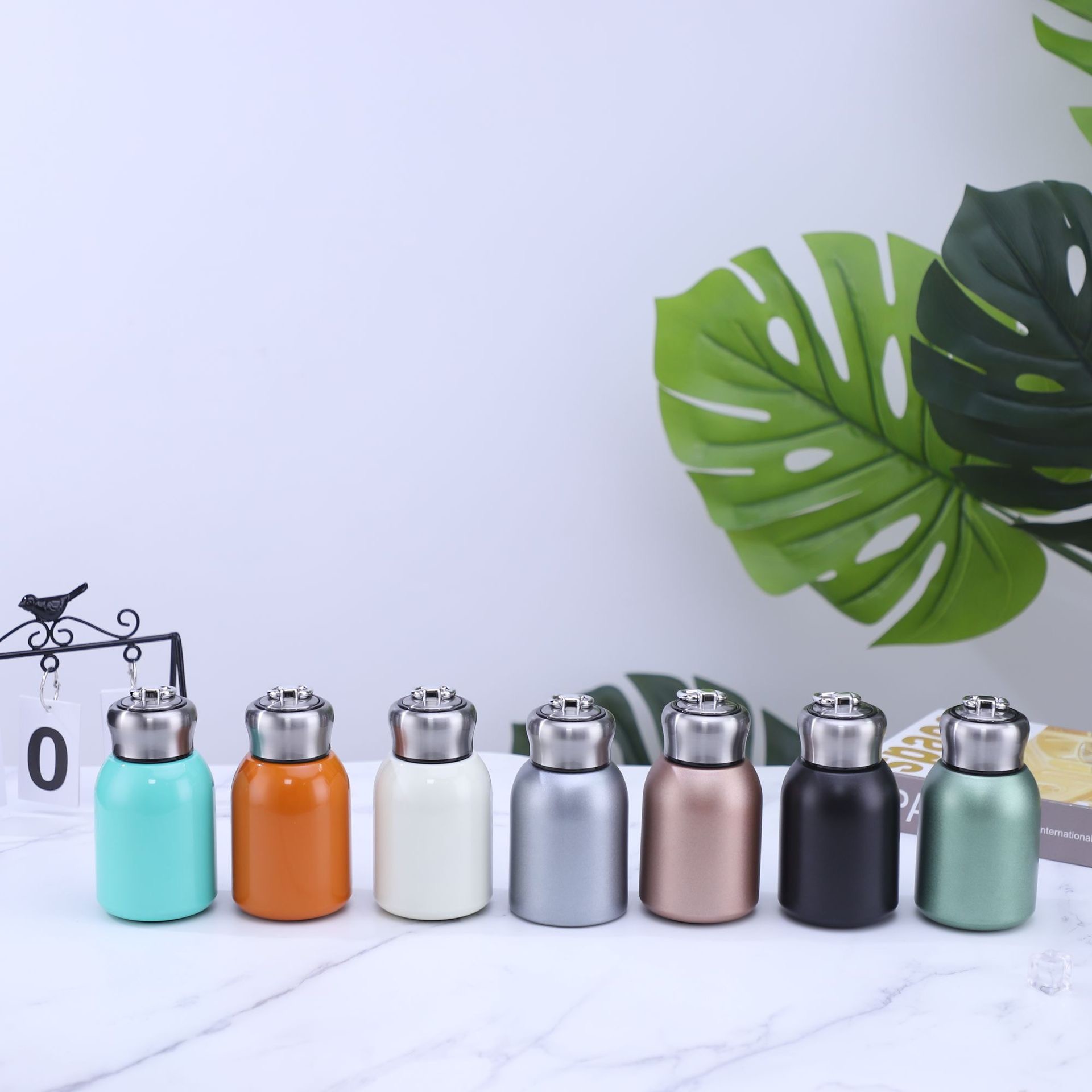 stainless steel mug with lid