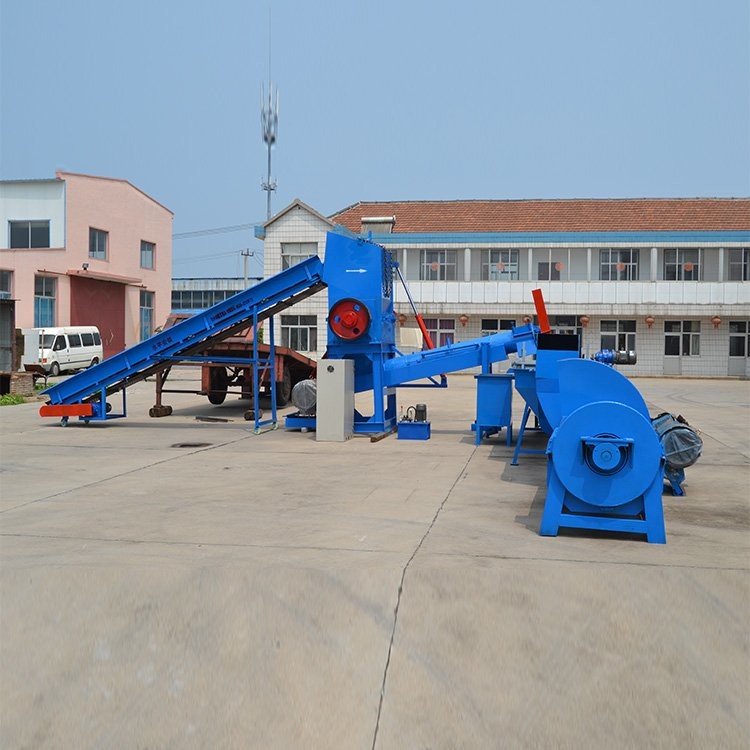 Waste Plastic Crusher Recycling Manufacturer Plastic Shredder Line