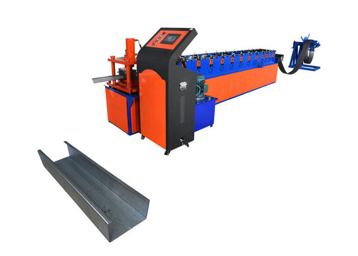 Construction Light Steel Keel Roll Forming Machine Motor Drive For CD / UD Profile