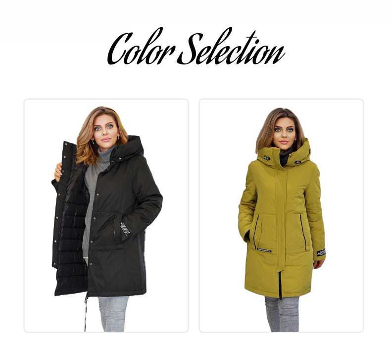 FODARLLOY 2022 autumn and winter hot style lady cotton-padded jacket women's cotton long thick puffer jacket