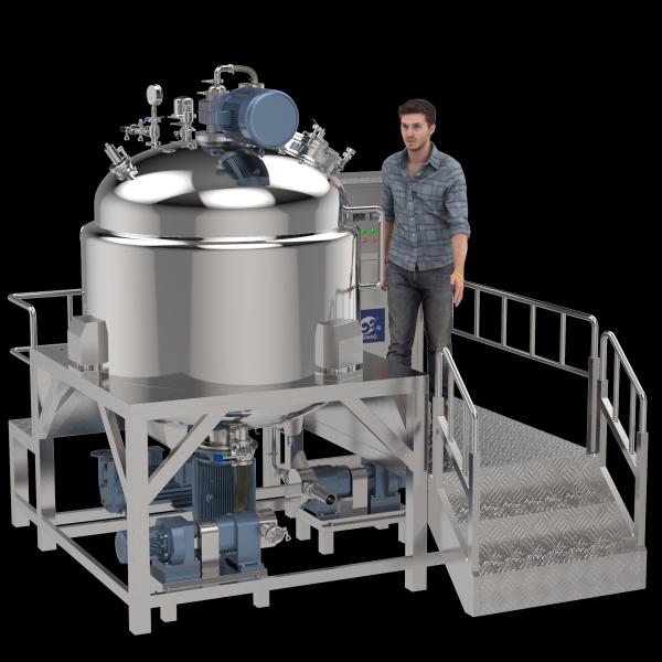 Arrivals Movable Liquid and Powder Mixer Machine Detergent Mixing Machine