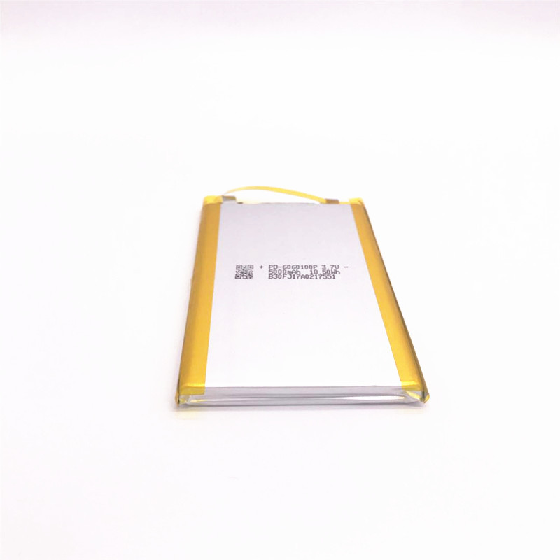 Flat 3000mah Lithium Polymer Battery Excellent Safety Light Weight