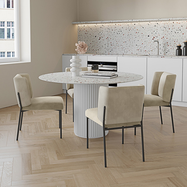 Bright Smooth Ultra Modern Dining Chairs Minimalist Style ODM
