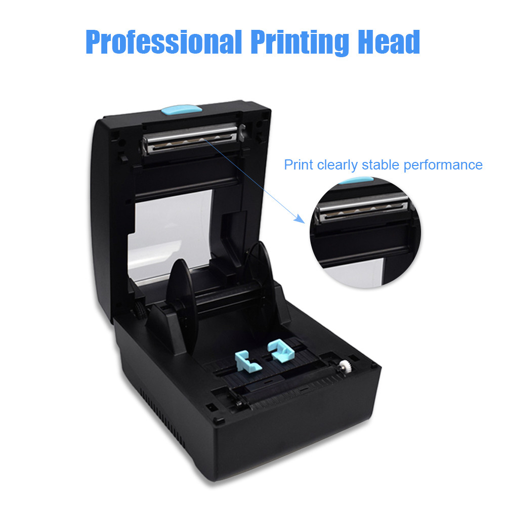 DC 24V 1.5A 80mm Thermal Printer 3 Inch Bluetooth USB For Warehouse