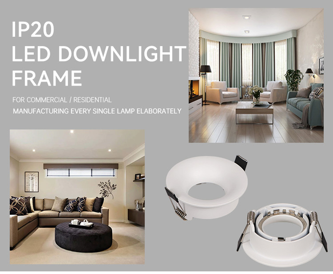 Ø75mm MR16 Recessed Spotlight Deep Anti-glare For Commercial