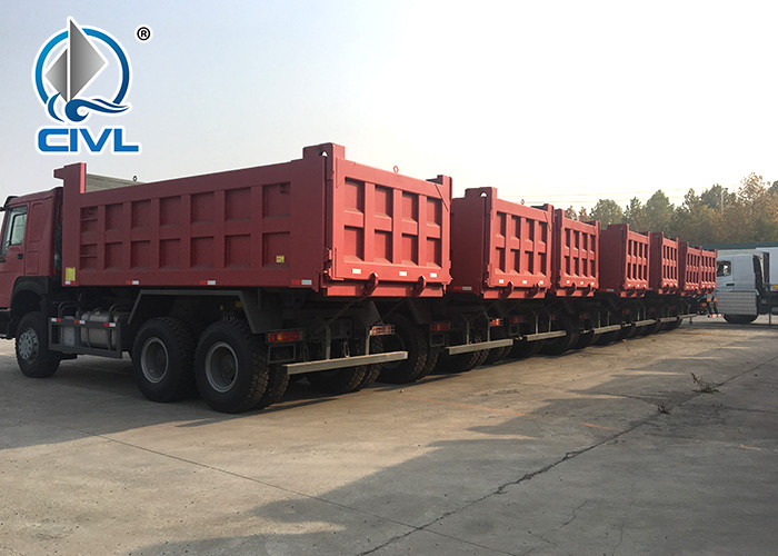 420HP Sinotruk 70 Ton HOWO Mining Dump Truck Heavy Duty 180Ah Storage Battery