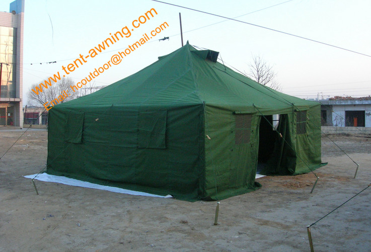 Waterproof Outdoor Army Tent Pole-style Galvanized Steel Waterproof Military Camping Tents
