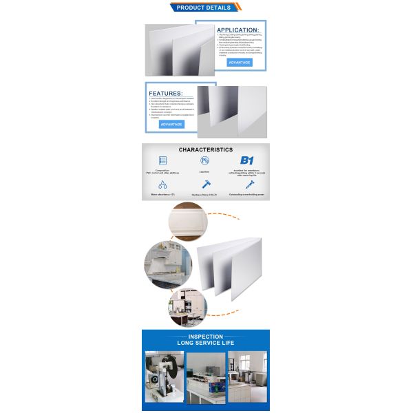 Large colored 4x8 pvc foam board sheet
