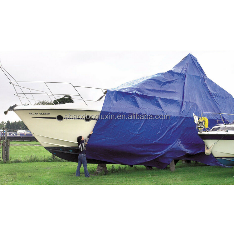 PE Tarpaulin Heavy Duty Waterproof Tarpaulin with 6*6-16*16 Density
