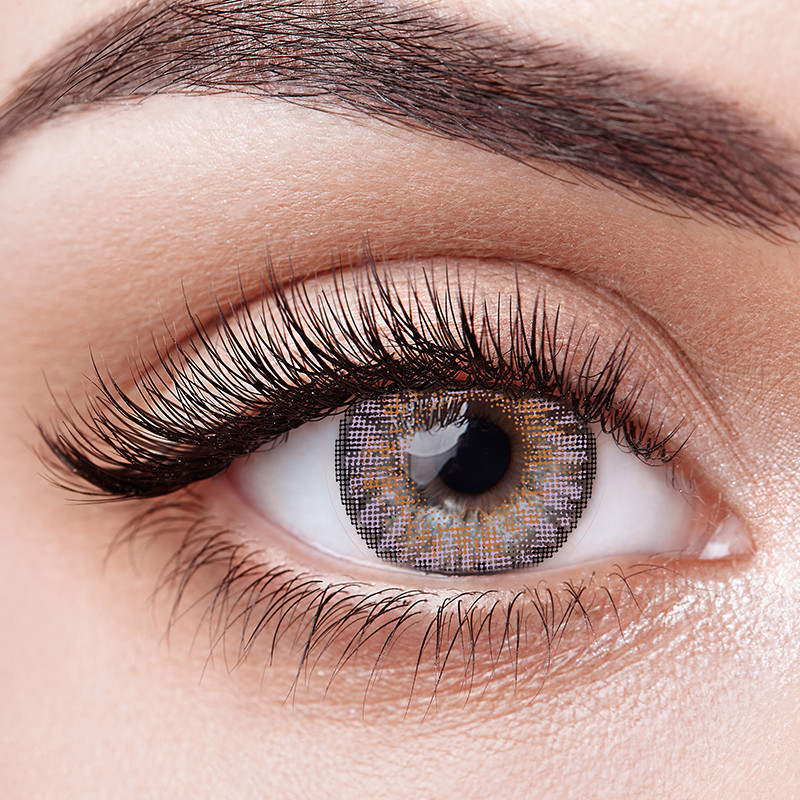 Eco Colored Yearly 3 Tone Contact Lenses Natural Eye Lenses 14.5mm