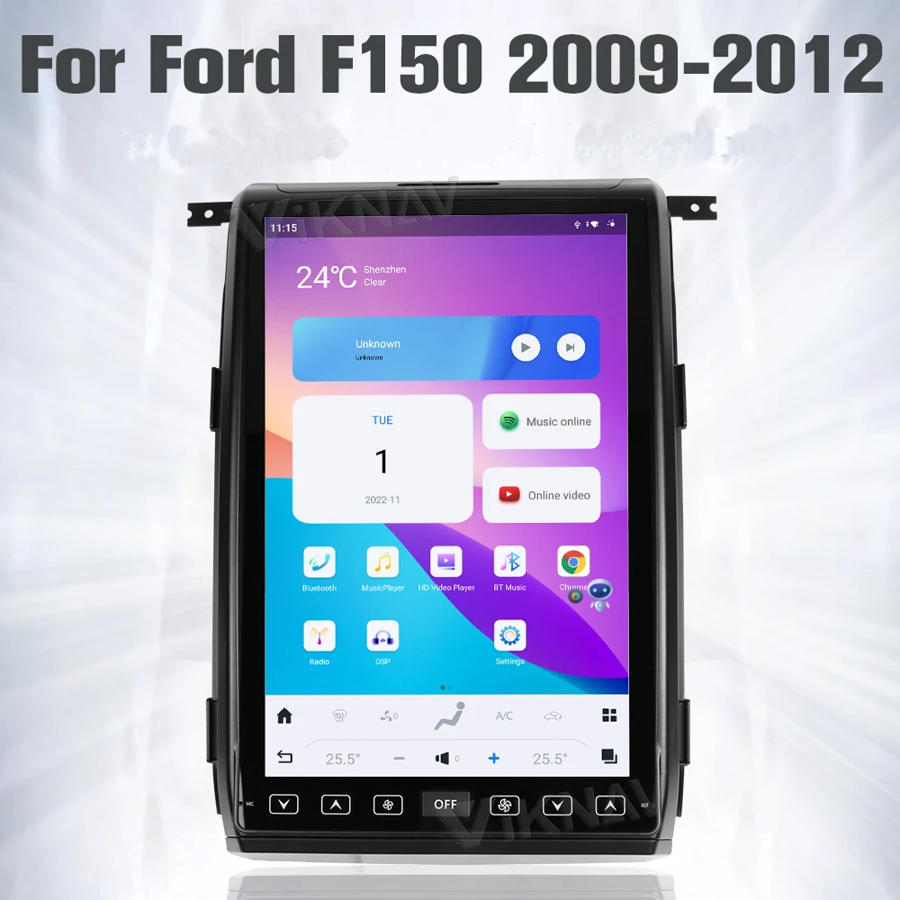 Viknav Car Radio For Ford F150 (2009-2012) 14.4 inch Wireless CarPlay Touch Screen Stereo Head Unit