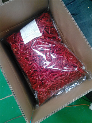 Tientsin Dried Birds Eye Chilli Anhydrous Whole Red Peppers XingLong