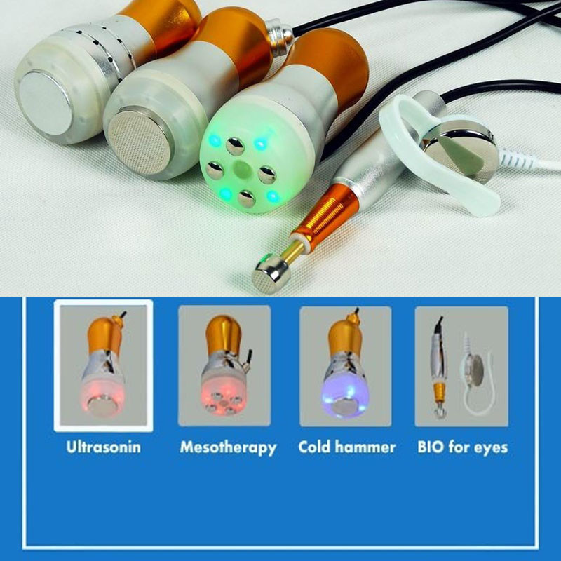 BIO Face Needleless Mesotherapy Machine 4 In 1 Ultrasonic Multifunctional