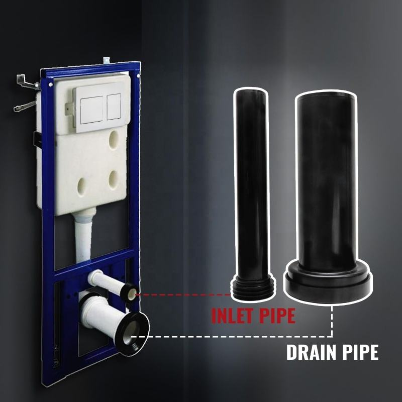 Modern 300mm Length Wall-Mounted Toilet Pipe Connector Set For Bathroom And Toilet Accessories