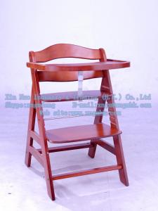 China Wooden baby high chair, wooden baby high chair, multifunctional dining chairs on sale