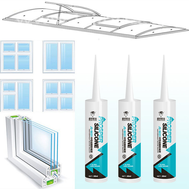 Weather Resistance Window And Door Silicone Sealant For Glass Metal Wood