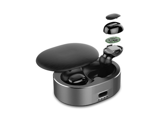 3-4H Sports True Wireless Stereo Earbuds Aluminum Ring Speaker