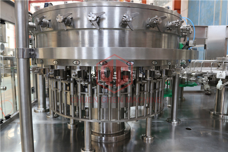 Commercial Carbonated Drink Filling Machine 3 In 1 Inline Filling Systems