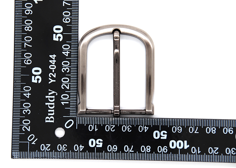 Sliver Double Pin Belt Buckle Fashion Style