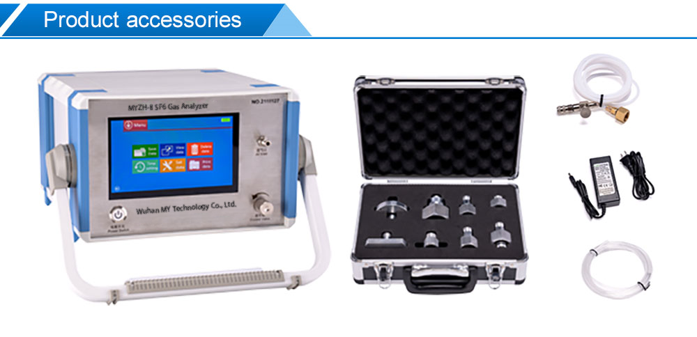 Portable SF6 Gas Analyzer With 0.01 High Accuracy Digital LCD Screen