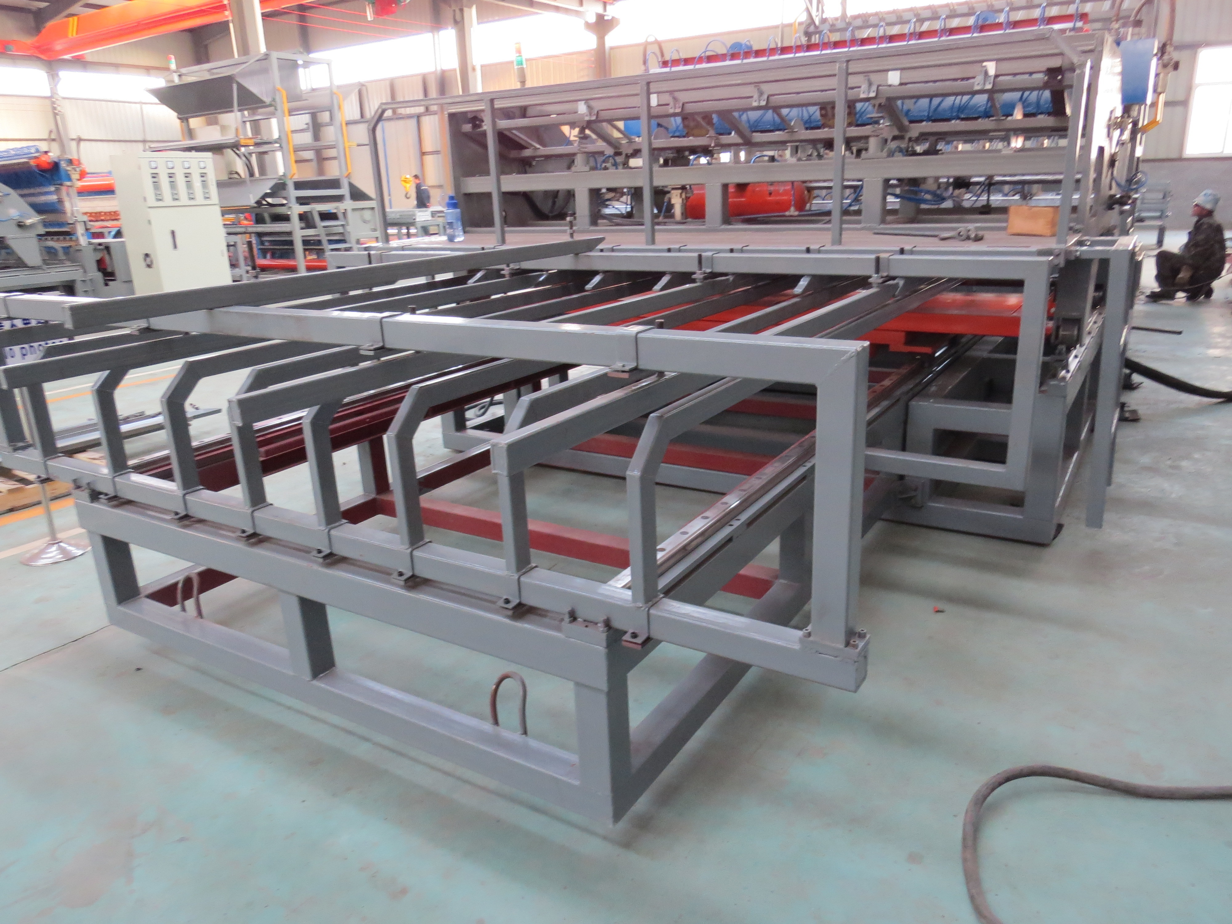 PLC Programming Control Fence Mesh Welding Machine 415V Net Making Machine