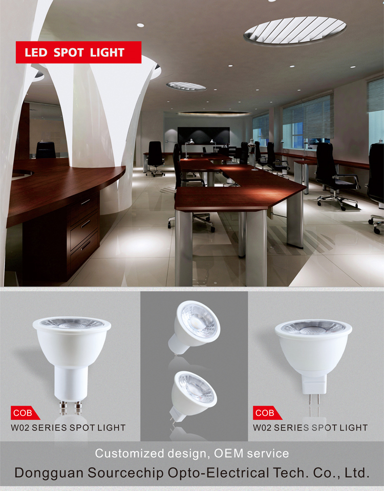 5W LED GU10 dimmable spotlight supply