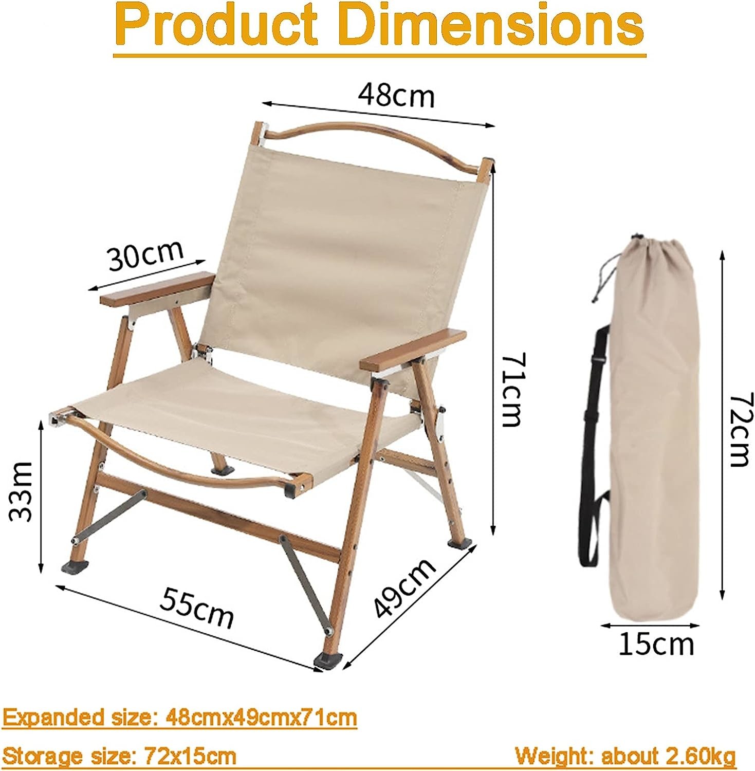 Comfortable and Convenient Folding Lawn Chair Outdoor Activities Folding Chairs Portable Outdoor Fishing Chair
