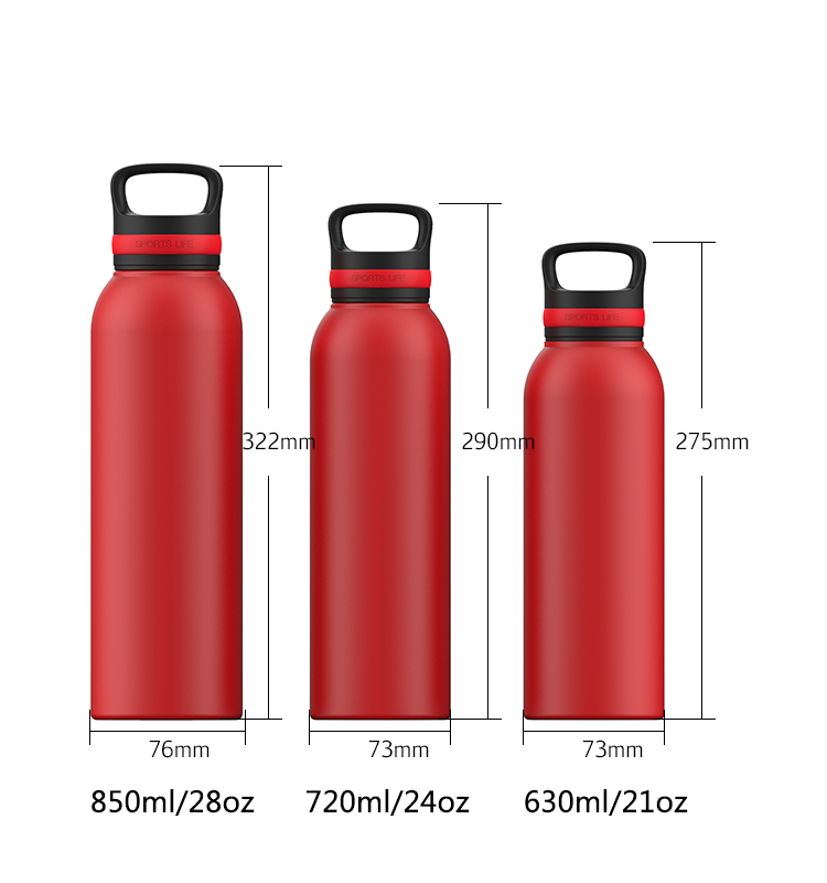 Top Sell Double Wall Vacuum Insulated Stainless Steel Water Bottle Metal Vacuum Flask Stainless Steel Sports Water Bottle