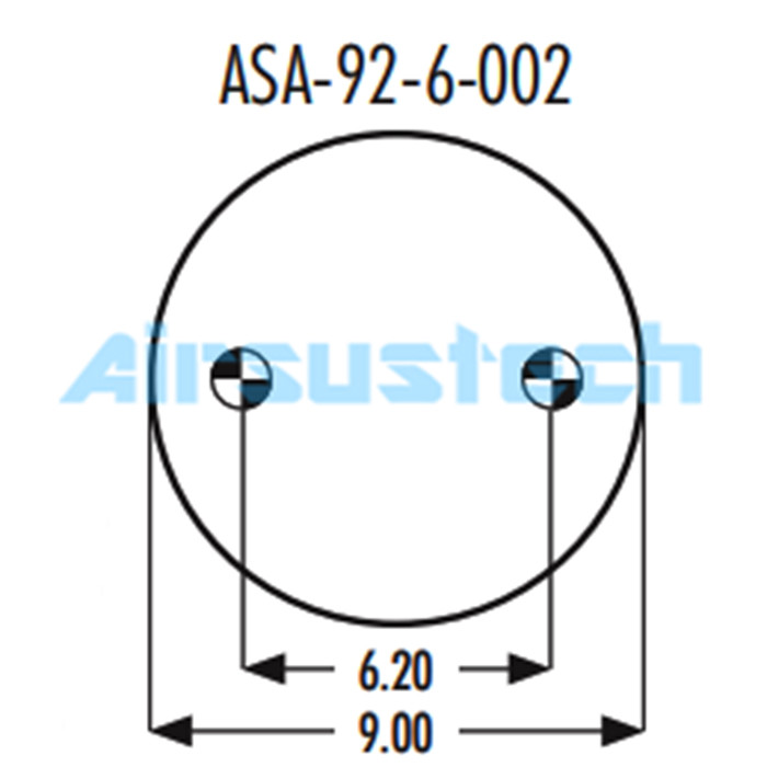 High Load Capacity Air Suspension Spring 1B12-301 Goodyear Single Convoluted Air Bellow 578-91-3-301