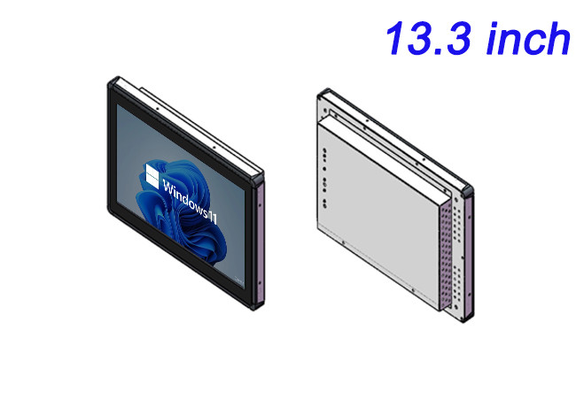 13.3-Inch Windows Embedded Monitor for Retail Systems, Factory Automation, Smart Appliances, and Public Information Panels
