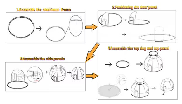 Dome House Bubble House Prefab Dome Style House Star Room for Hotel/Garden/Restaurant