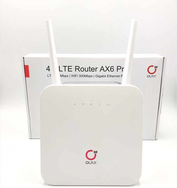 OLAX AX6 PRO 4G Mini CPE WiFi Router 4000mah Battery Power Modem TTL/ IMEI